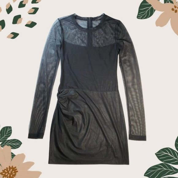 BCBG - Black Mesh Dress - Size XS - Picture 1 of 5